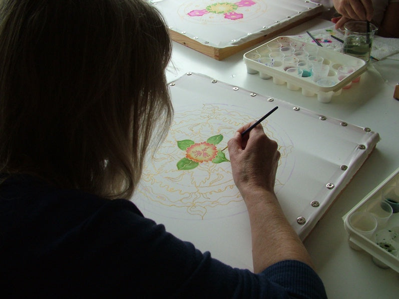 Painting on Silk Scarves – Rooftop Workshops in Cape Town