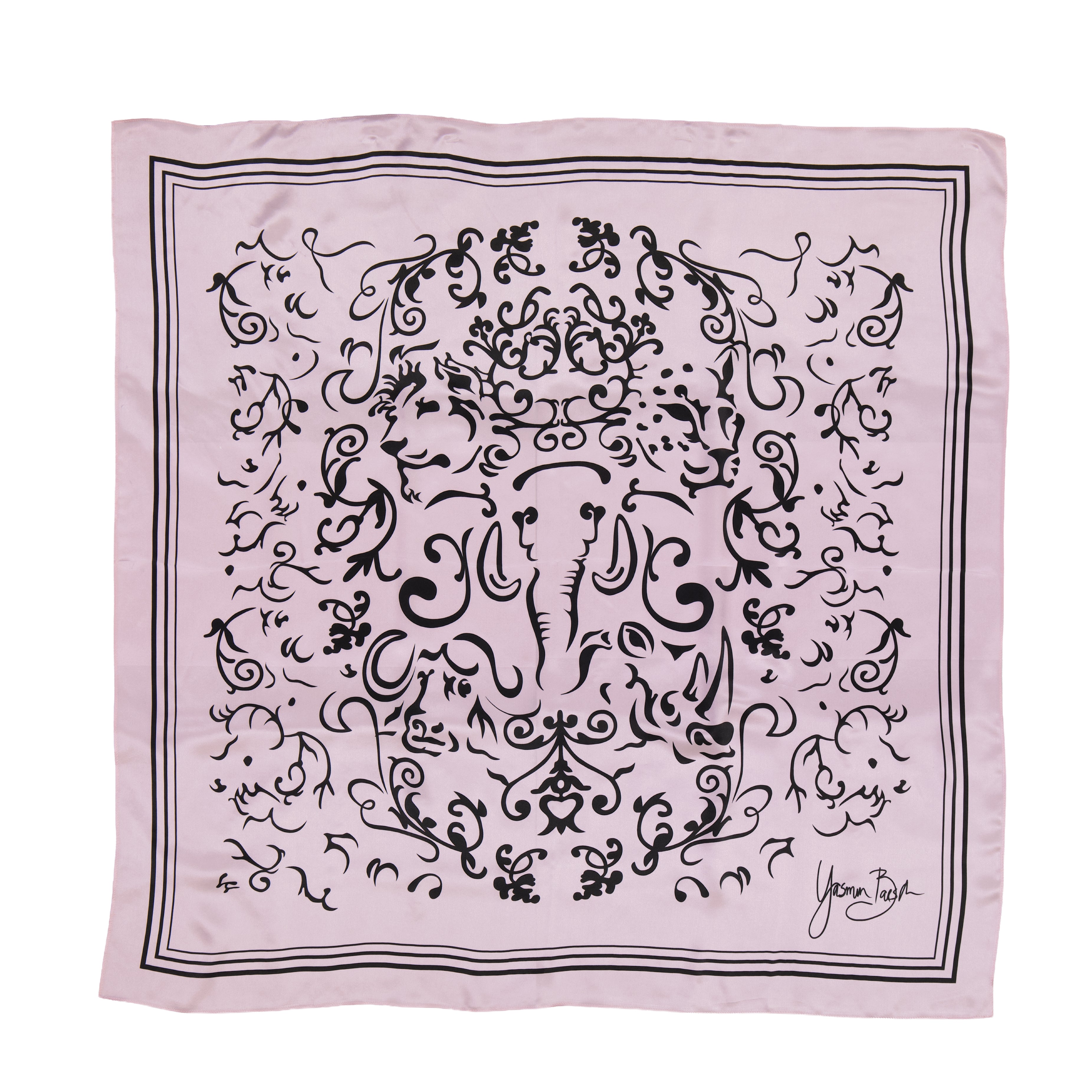 Big 5 Mulberry Silk Satin Scarf 90 x 90cm