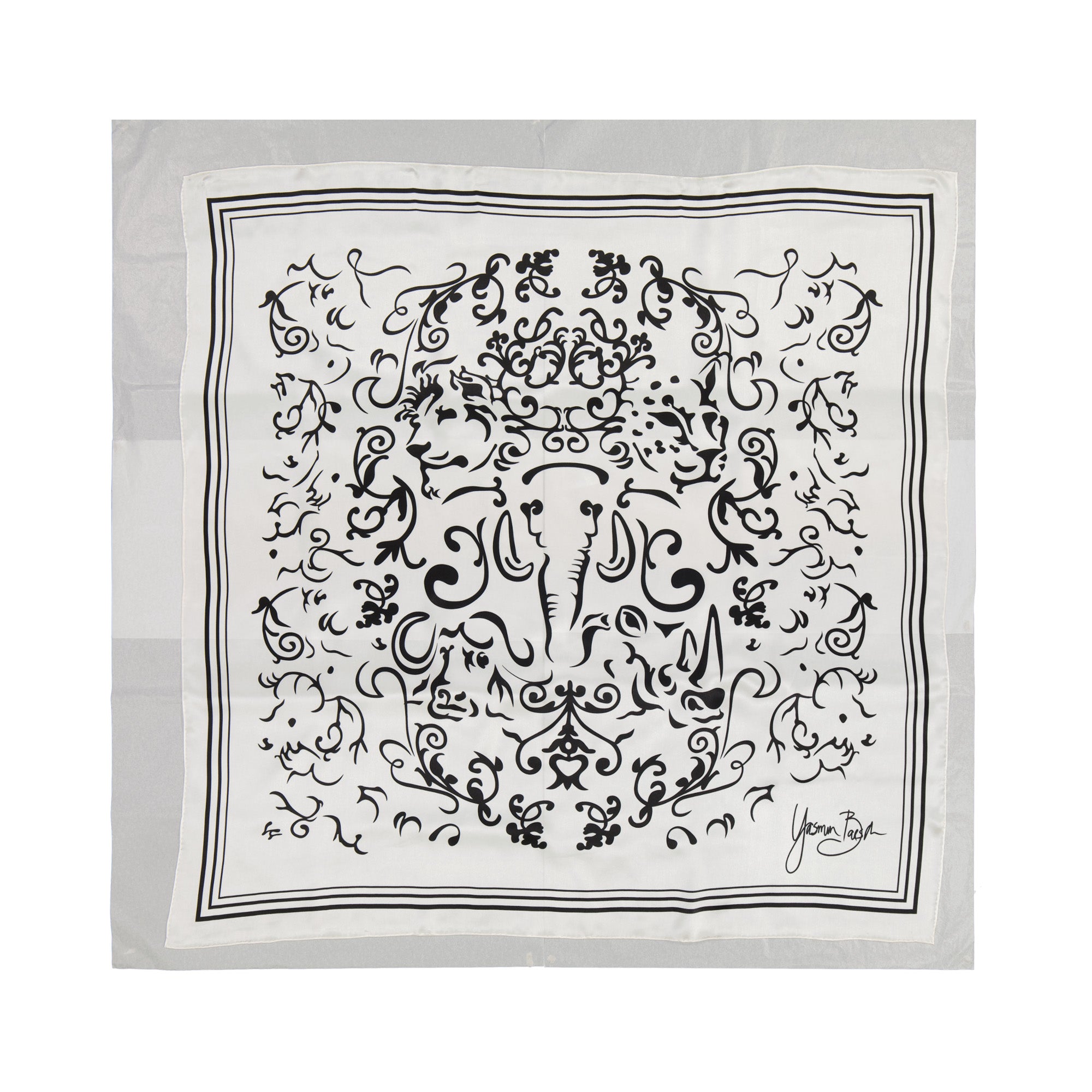 Big 5 Mulberry Silk Satin Scarf 65 x 65cm