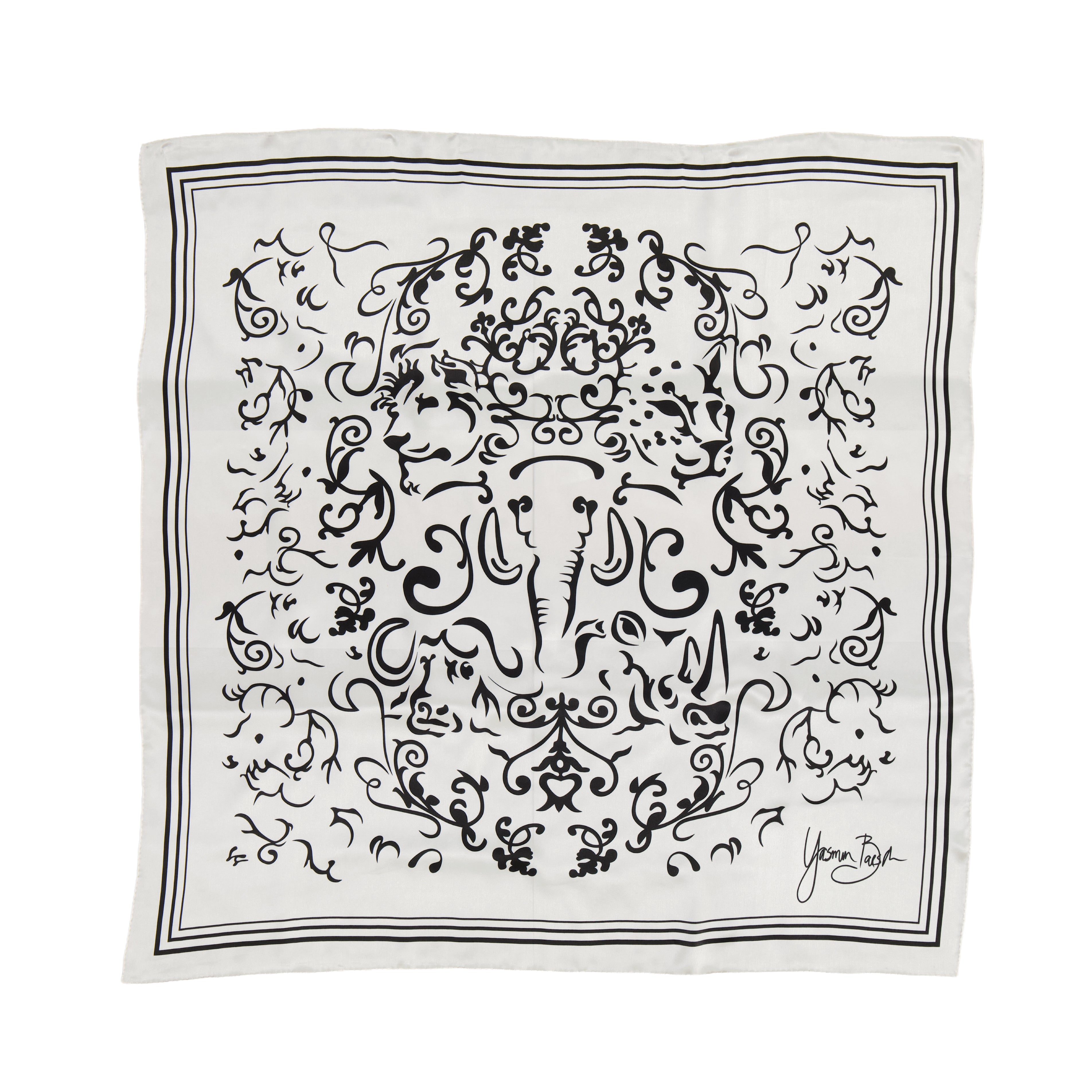 Big 5 Mulberry Silk Satin Scarf 90 x 90cm