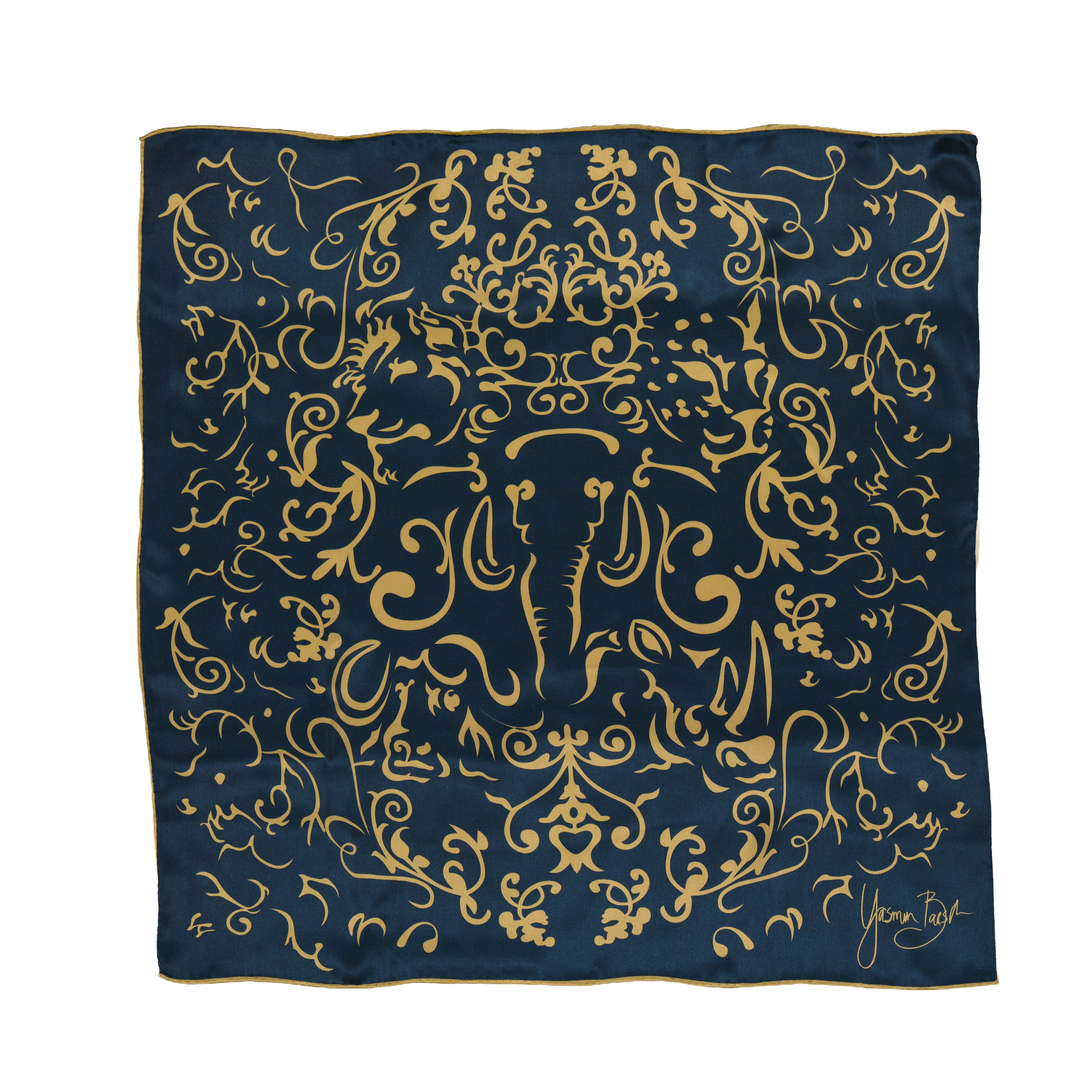 Big 5 Mulberry Silk Satin Scarf 90 x 90cm