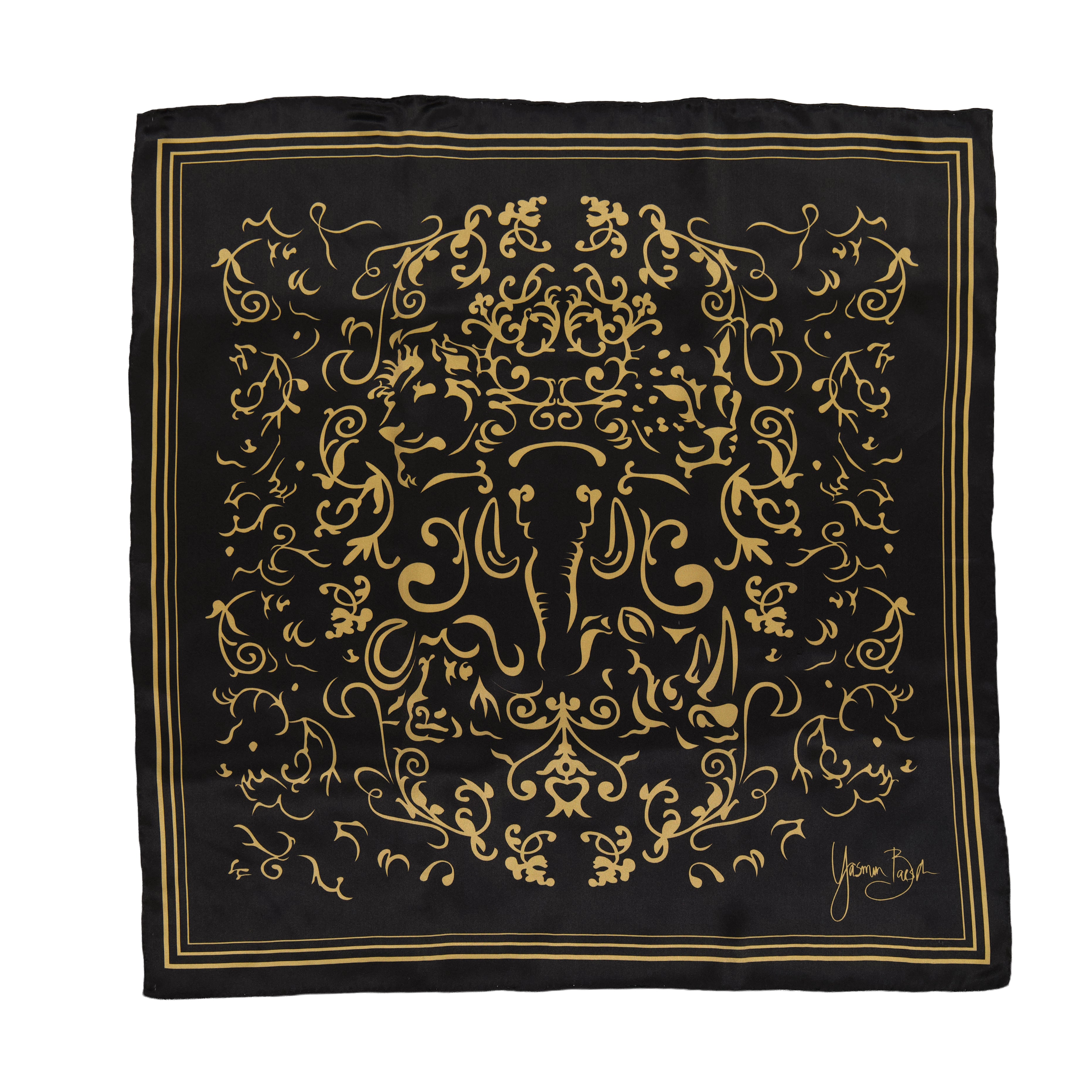 Big 5 Mulberry Silk Satin Scarf 90 x 90cm