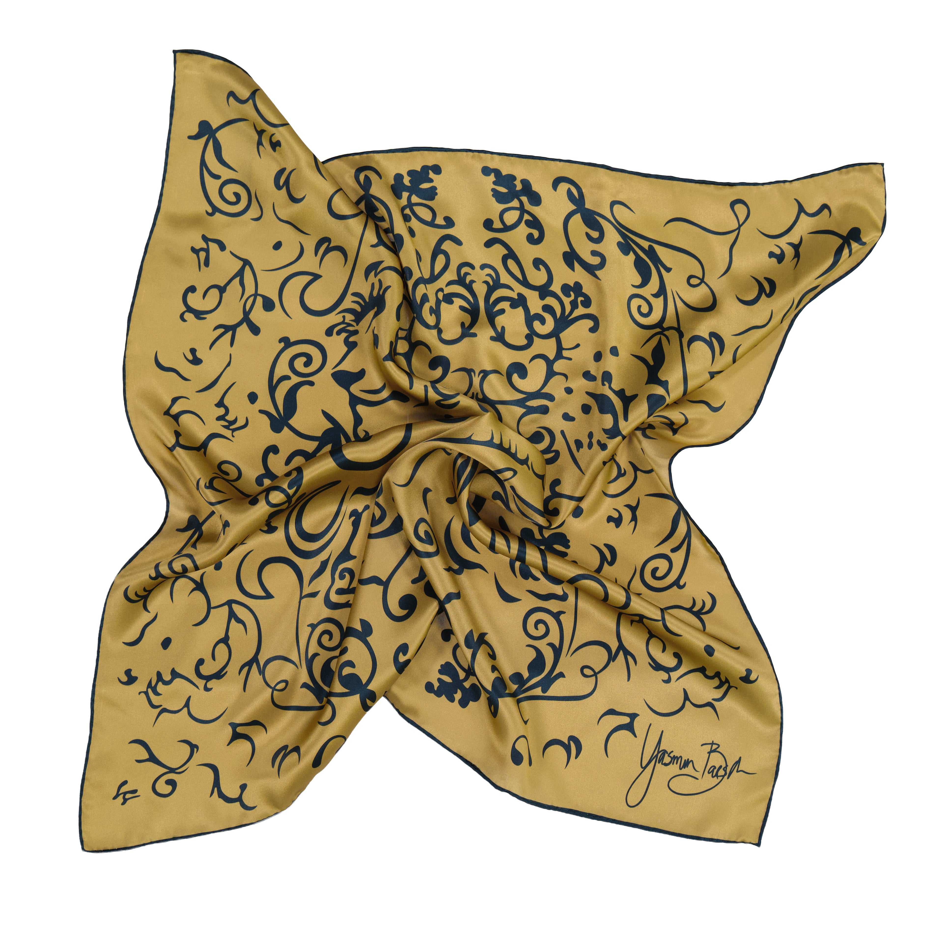 Big 5 Mulberry Silk Satin Scarf 65 x 65cm