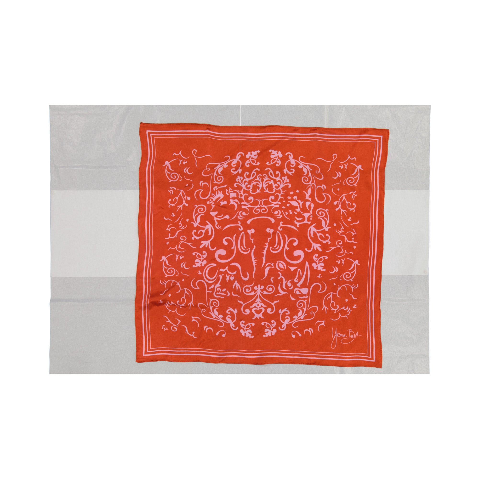 Big 5 Mulberry Silk Satin Scarf 65 x 65cm