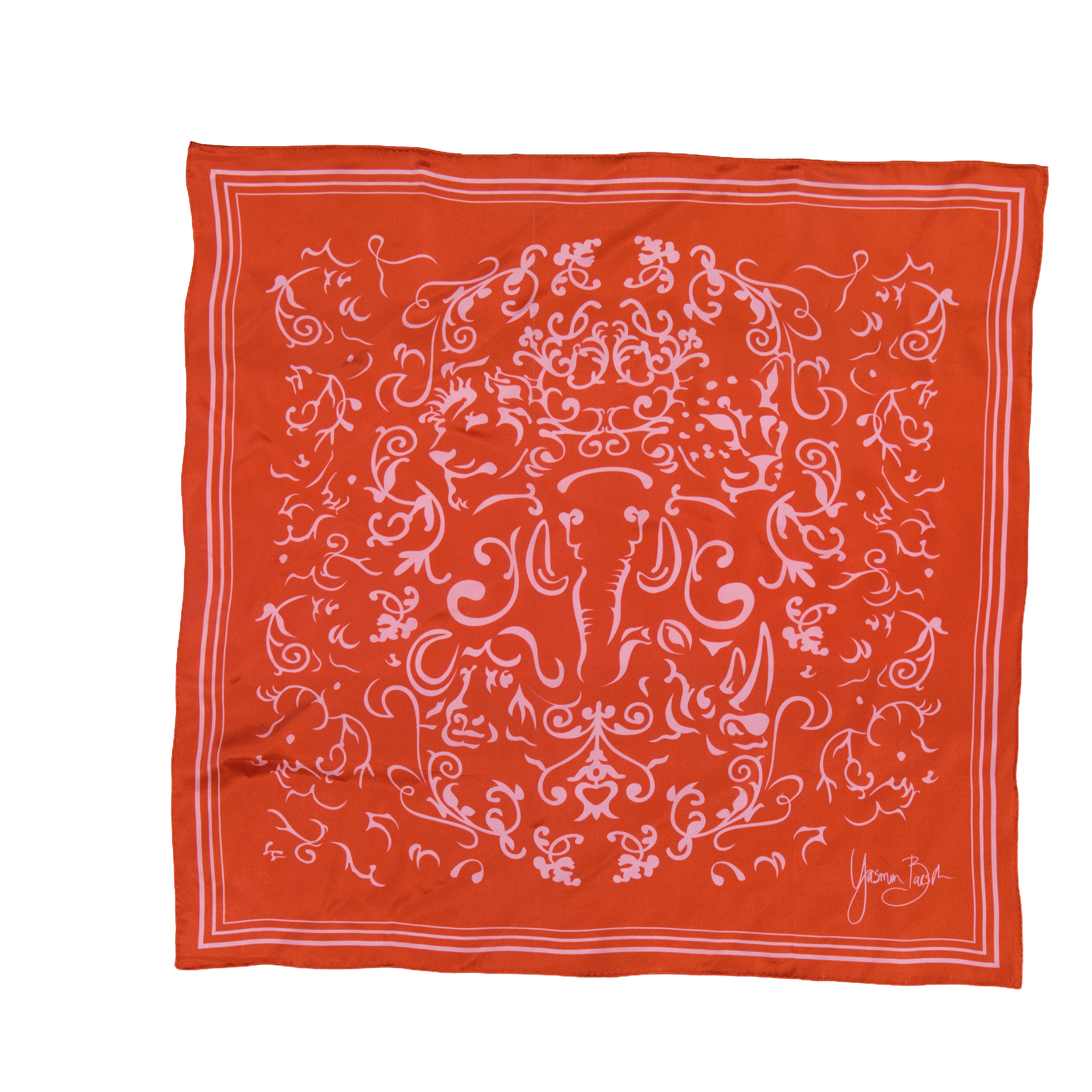 Big 5 Mulberry Silk Satin Scarf 90 x 90cm