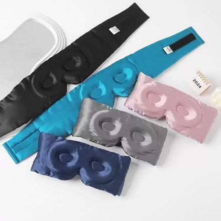 3D Contoured Mulberry Silk Sleep Mask