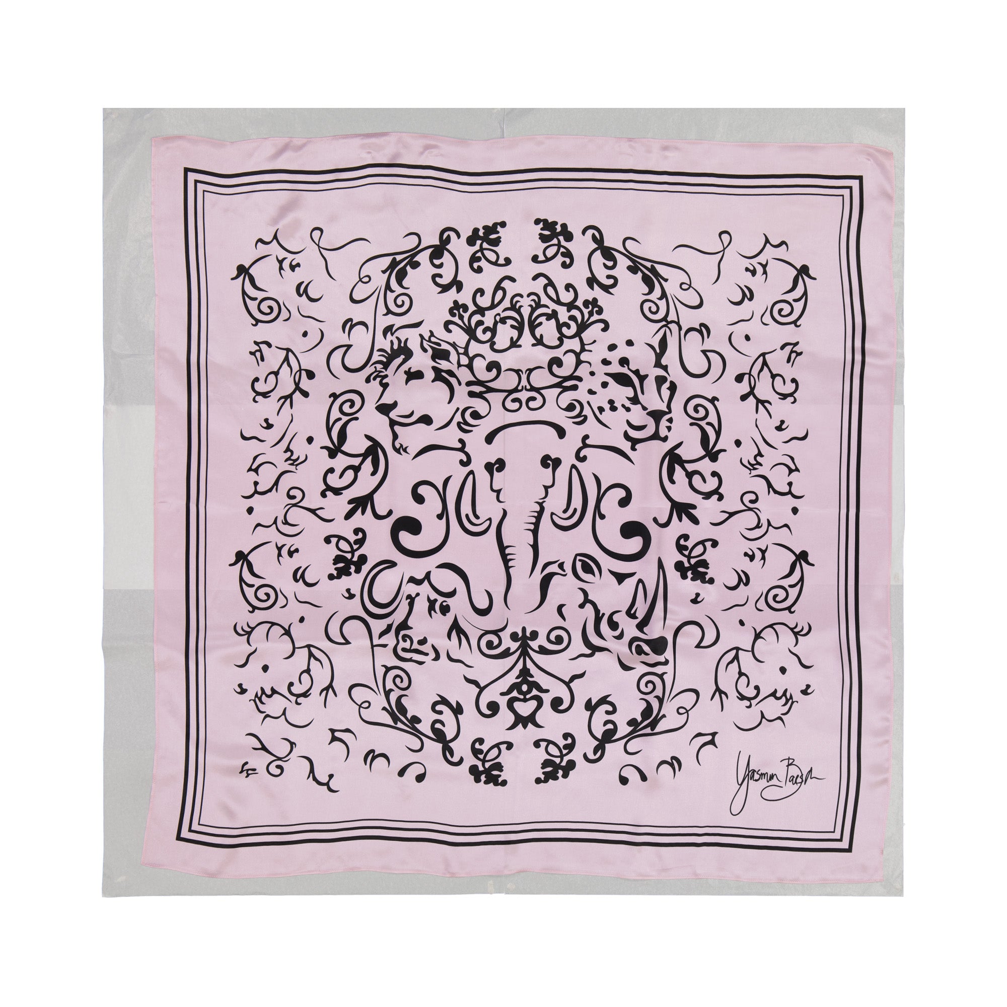 Big 5 Mulberry Silk Satin Scarf 65 x 65cm