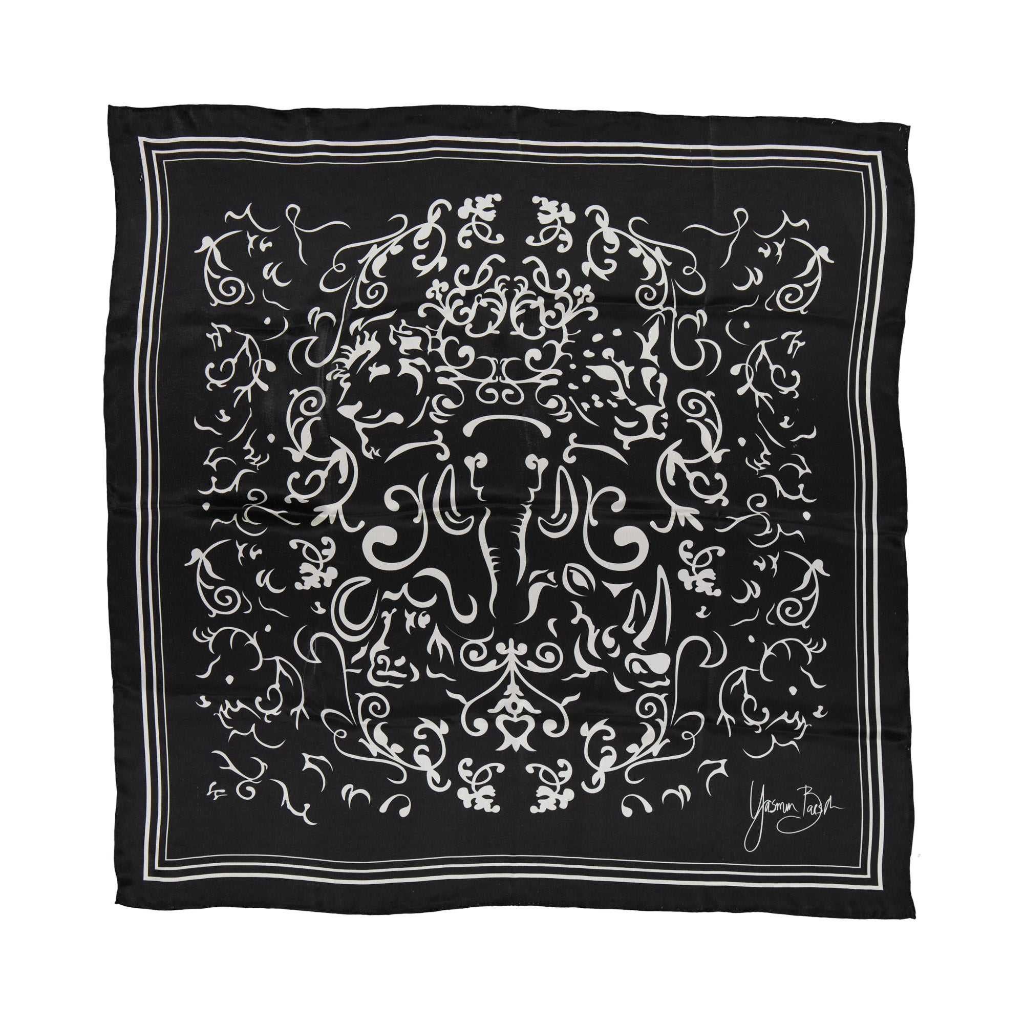 Big 5 Mulberry Silk Satin Scarf 65 x 65cm