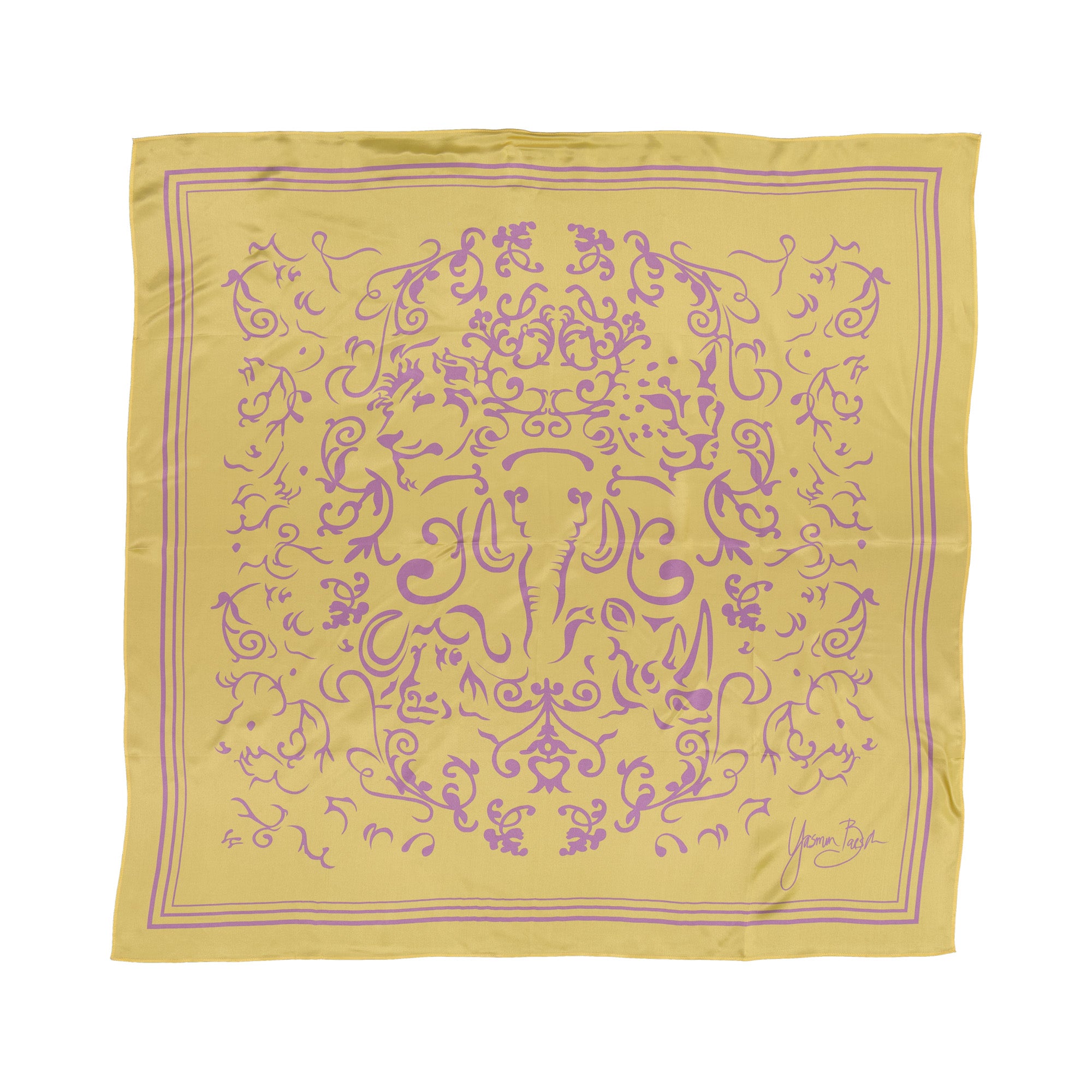 Big 5 Mulberry Silk Satin Scarf 65 x 65cm