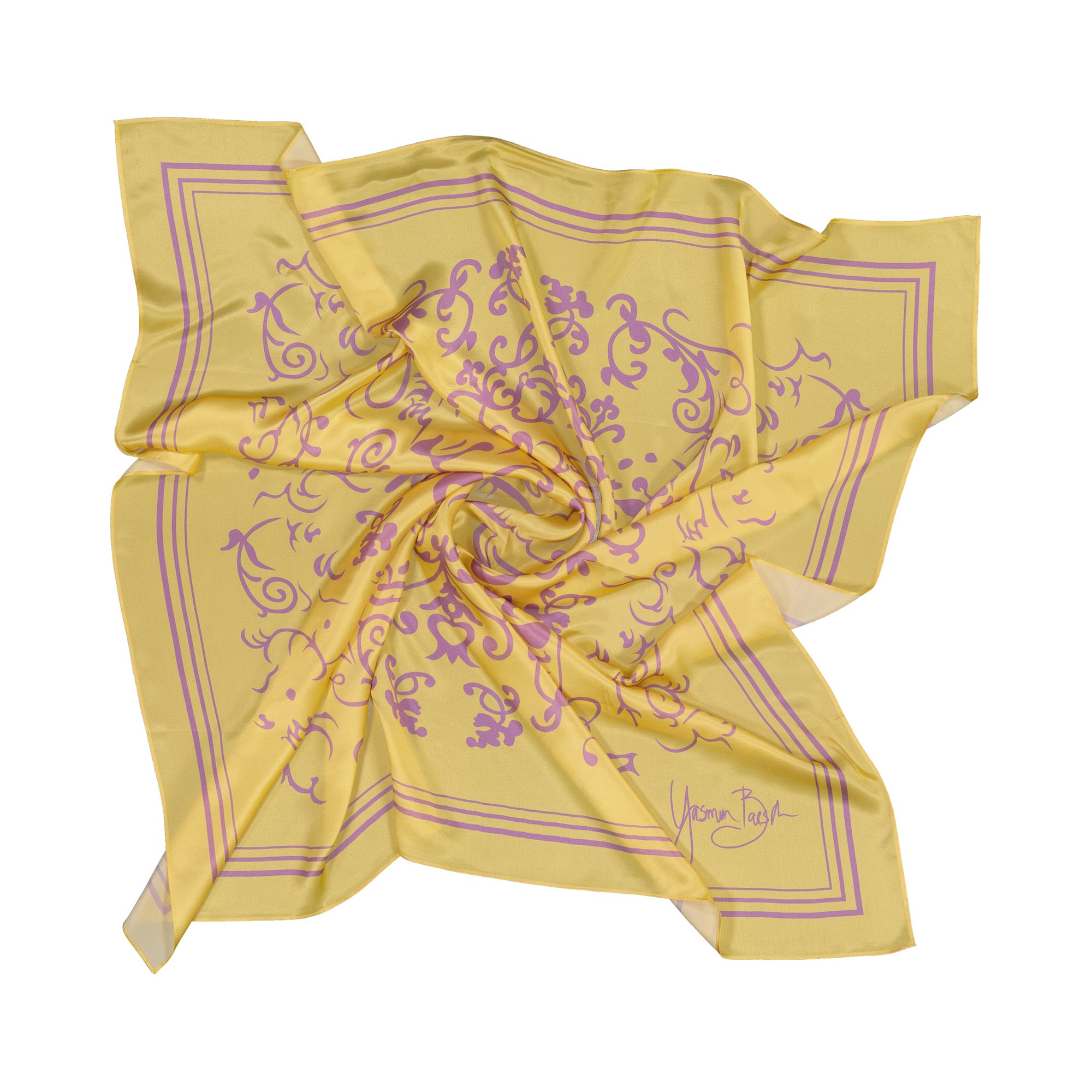Big 5 Mulberry Silk Satin Scarf 90 x 90cm