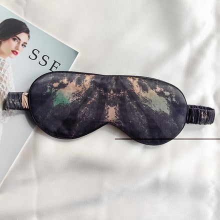 Printed Silk Eye Mask
