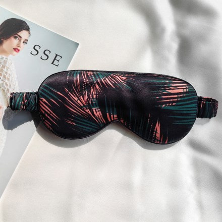 Printed Silk Eye Mask