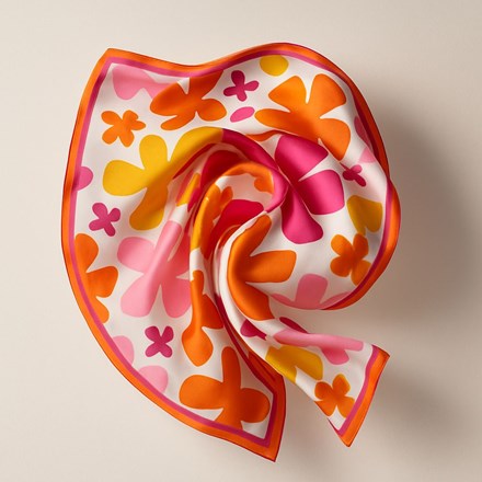 Floral Reverie Silk Scarf 90 x 90cm