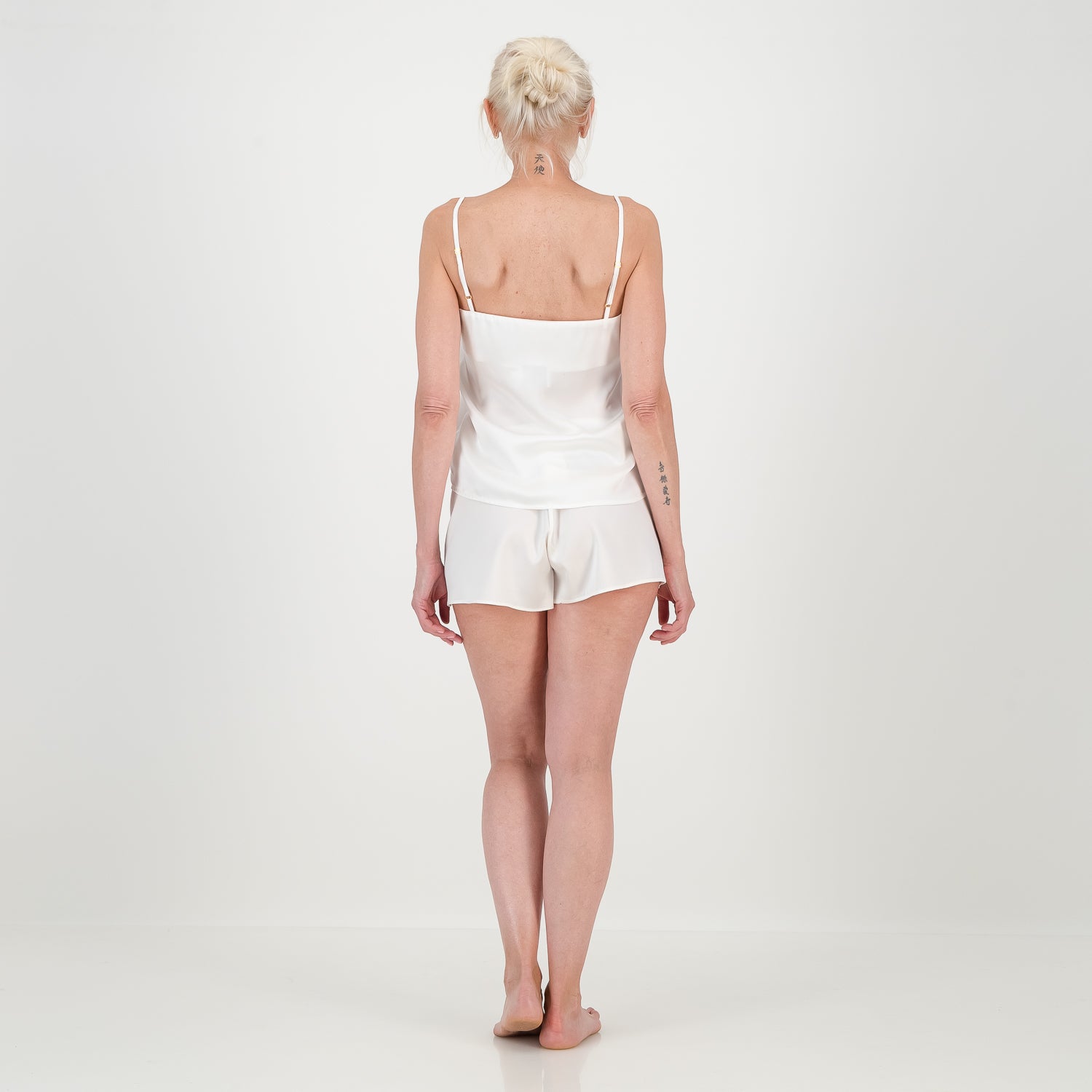 Mulberry Silk Camisole and Boxer Shorts Set