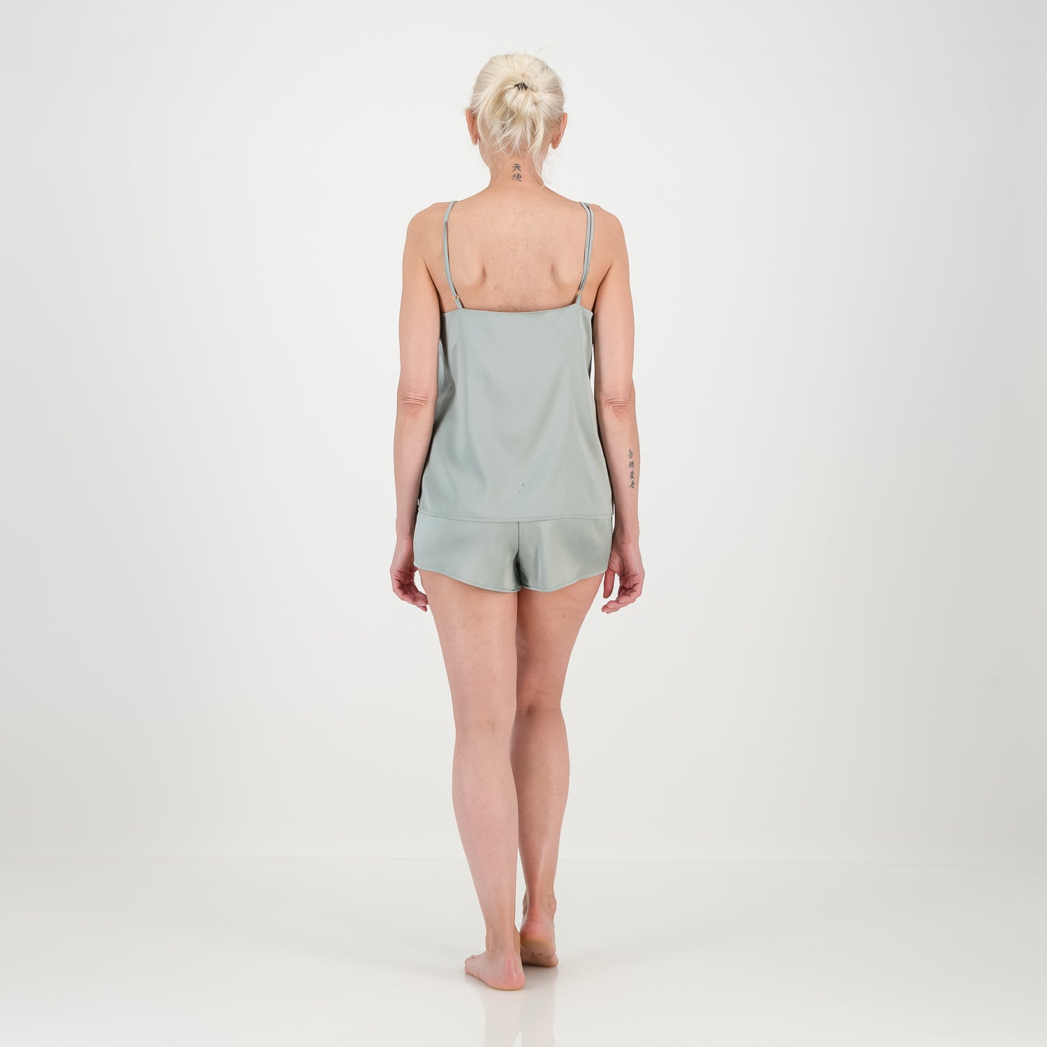 Mulberry Silk Camisole and Boxer Shorts Set