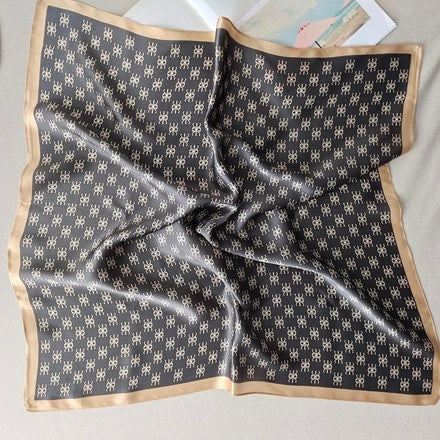 Printed Silk Scarf 68 x 68cm