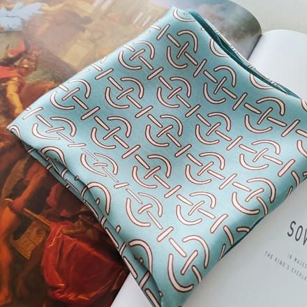 Printed Silk Scarf 68 x 68cm