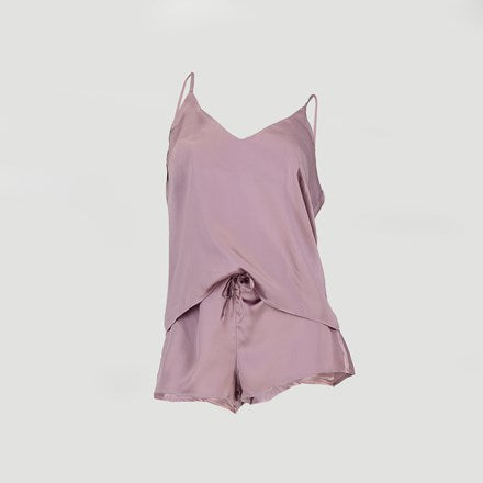 Mulberry Silk Camisole & Boxer Set