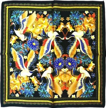 Printed Silk Scarf 53x53cm