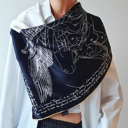 Silk Scarf 90 x 90cm