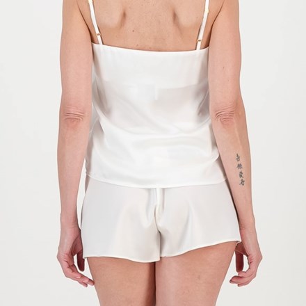 Mulberry Silk Camisole & Boxer Set