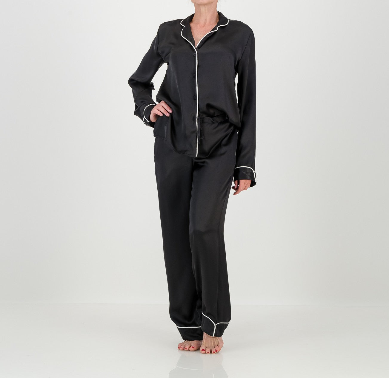 Mulberry Silk Pyjama Set, Top and Pants
