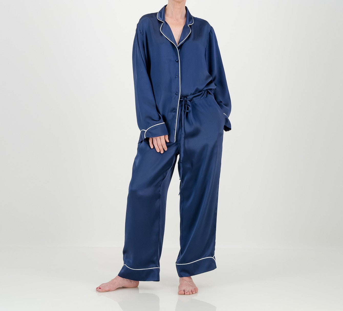 Mulberry Silk Pyjama Set, Top and Pants