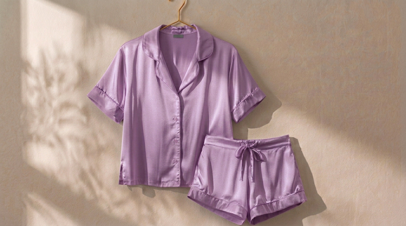 Summer Silk Pyjama Set - Silk Sleepwear