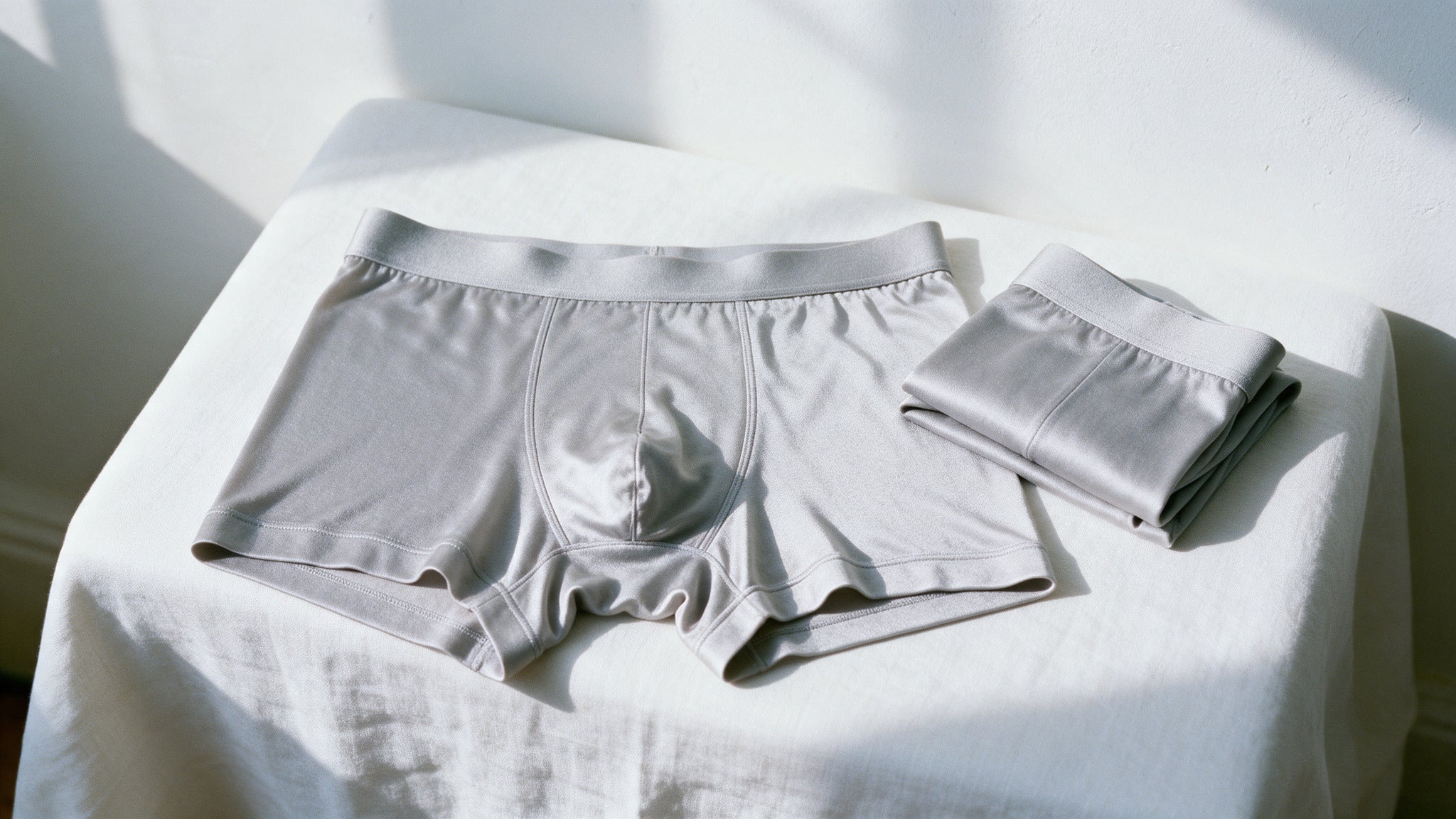 Men’s Silk Underwear, Knitted Mulberry Silk