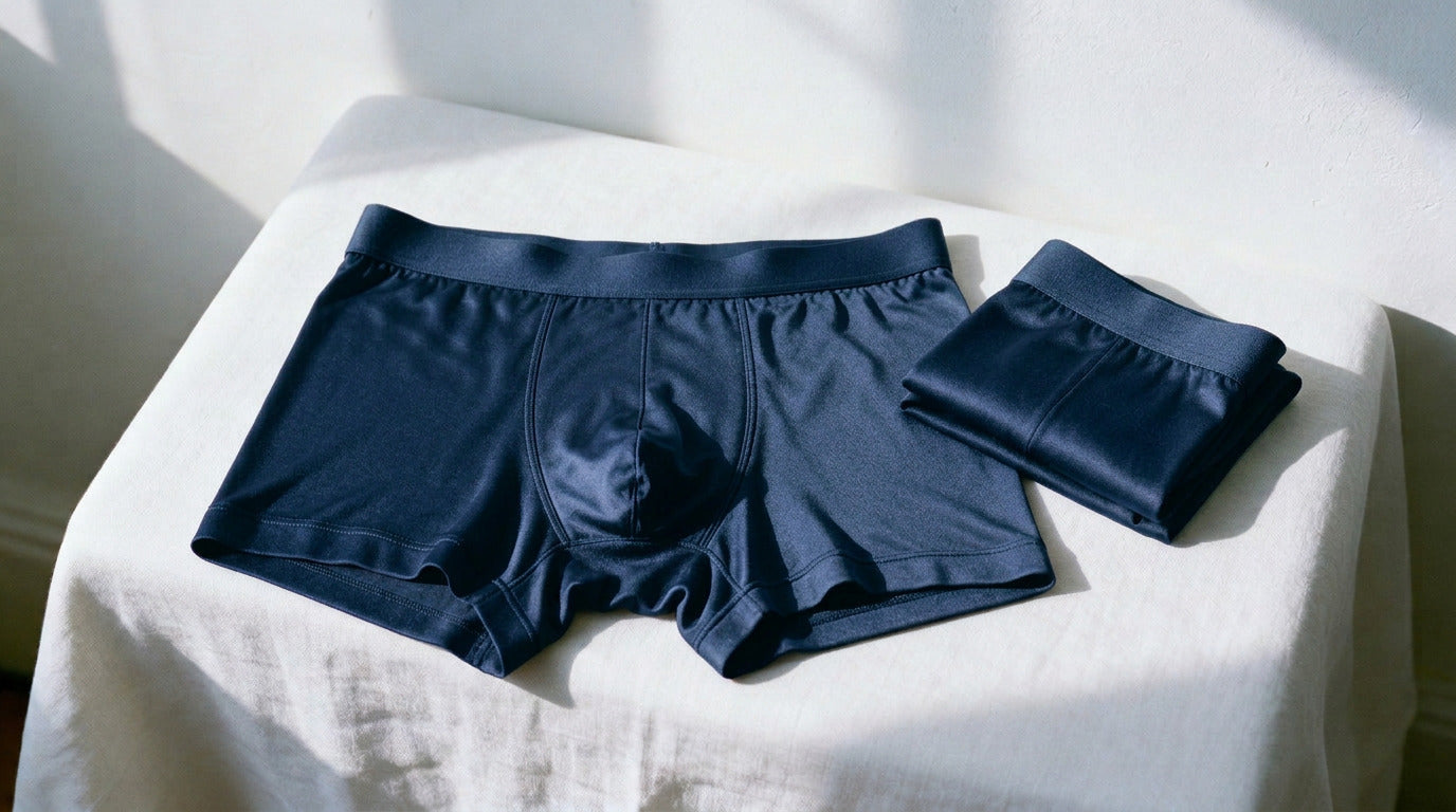 Men’s Silk Underwear, Knitted Mulberry Silk