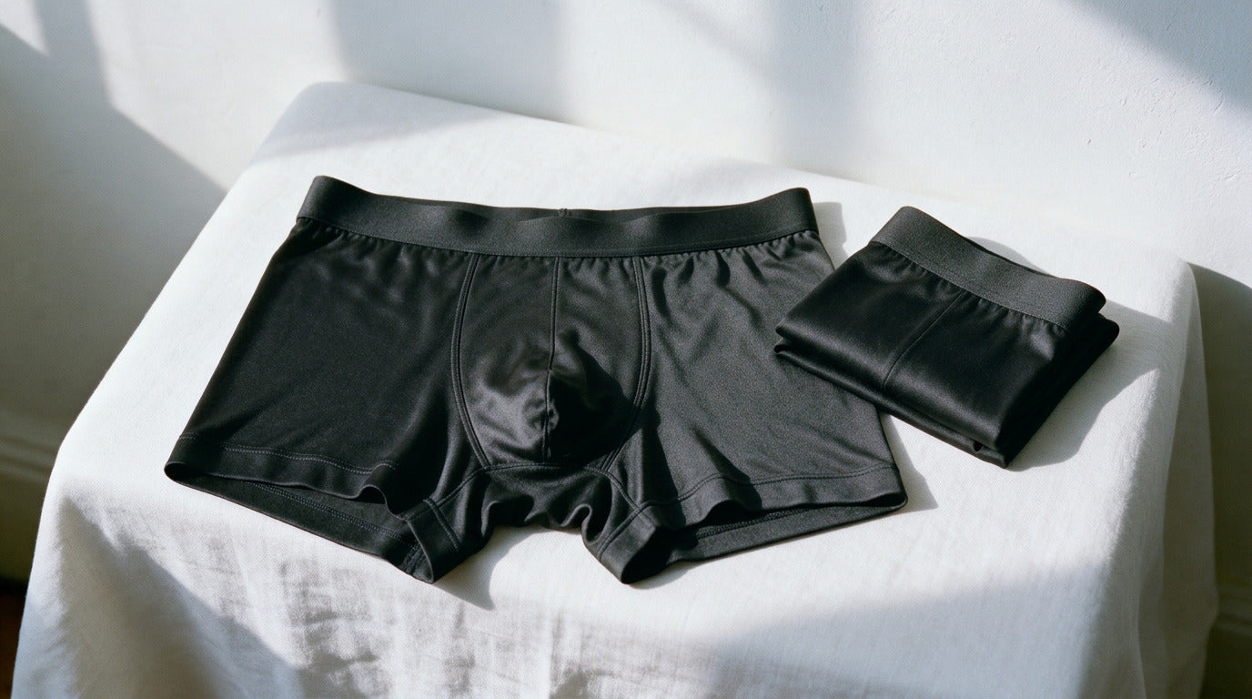 Men’s Silk Underwear, Knitted Mulberry Silk